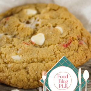 White Chocolate Peppermint Cookies PLR Product Cover Photo